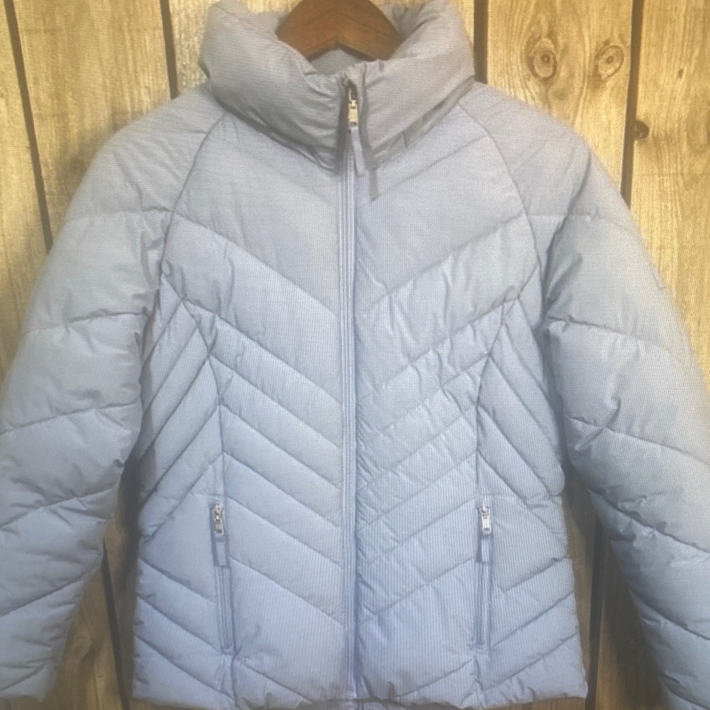 Tommy Hilfiger Light Blue Quilted Puffer Jacket